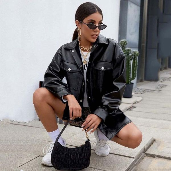 women's leather & faux 2021 autumn biker motorcycle jacket women jackets coat long trench ladies black
women's leather & faux 2021 autumn biker motorcycle jacket women jackets coat long trench ladies black