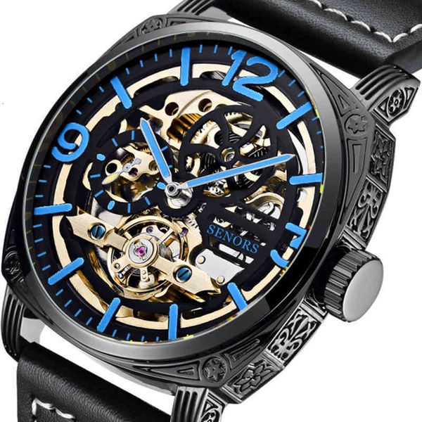 mechanical carving luxe watches hollow men steampunk skeleton automatic self-wind lightweight leather sports military clock, Slivery;brown
mechanical carving luxe watches hollow men steampunk skeleton automatic self-wind lightweight leather sports military clock, Slivery;brown
