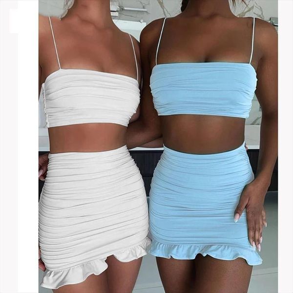 2 piece set bodycon ruffles womens dress off shoulder crop casual short beach summer, Black;gray
2 piece set bodycon ruffles womens dress off shoulder crop casual short beach summer, Black;gray