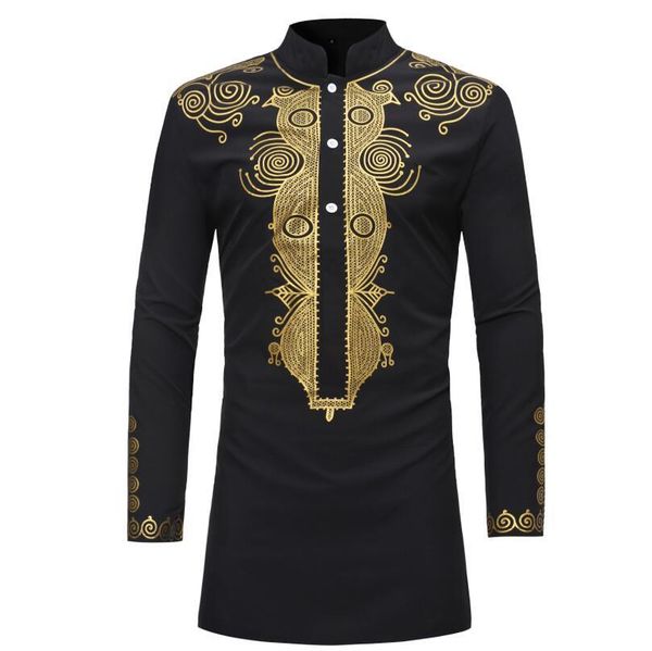 men's dress shirts sleeved business casual stand collar shirt fashion slim long designer, White;black
men's dress shirts sleeved business casual stand collar shirt fashion slim long designer, White;black