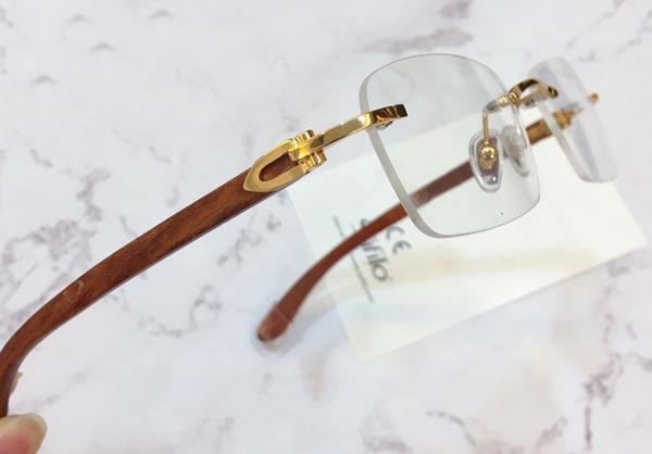 luxury wood glasses frame 0052 men rimless gold wooden eyeglasses frames clear lens fashion sunglasses with box, Black
luxury wood glasses frame 0052 men rimless gold wooden eyeglasses frames clear lens fashion sunglasses with box, Black