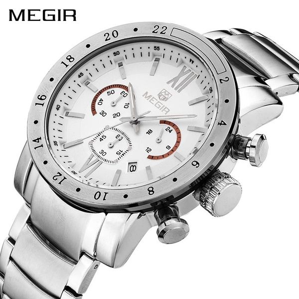 wristwatches 2021 megir waterproof mens watches luxury casual brand clocks steel strap calander quartz male watch military army sport clock, Slivery;brown
wristwatches 2021 megir waterproof mens watches luxury casual brand clocks steel strap calander quartz male watch military army sport clock, Slivery;brown