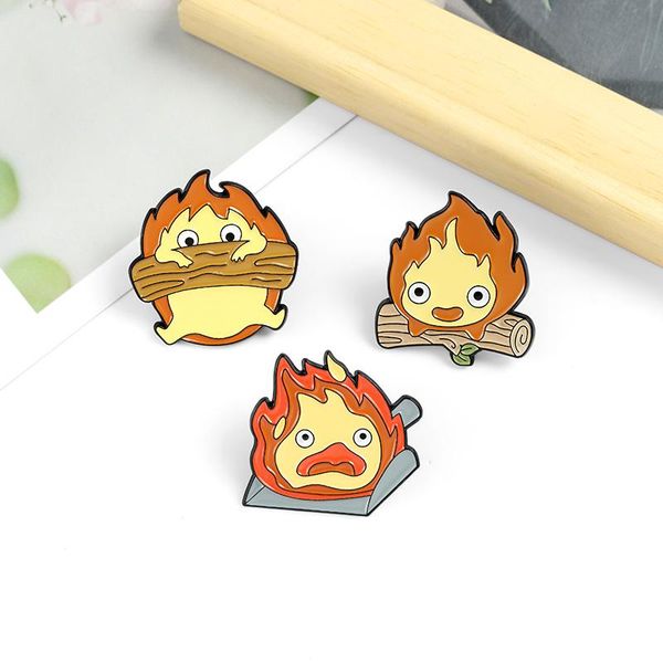 pins, brooches fire demon cassifah enamel pins moving castle custom anime brooch lapel pin badge cartoon jewelry gifts kids friends wholesal, Gray
pins, brooches fire demon cassifah enamel pins moving castle custom anime brooch lapel pin badge cartoon jewelry gifts kids friends wholesal, Gray
