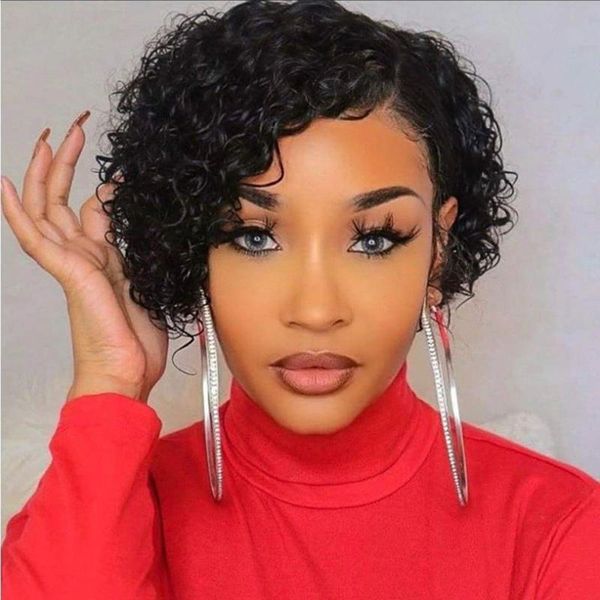 lace wigs short pixie cut wig curly human hair for women deep wave frontal side part bob 13x1 t transparent, Black;brown
lace wigs short pixie cut wig curly human hair for women deep wave frontal side part bob 13x1 t transparent, Black;brown