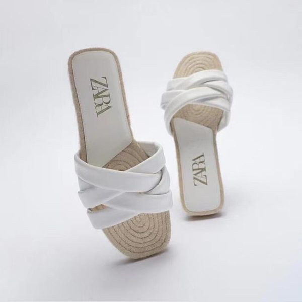 slippers zar summer white women's cross strap single open toe fisherman's shoes casual linen sole, Black
slippers zar summer white women's cross strap single open toe fisherman's shoes casual linen sole, Black