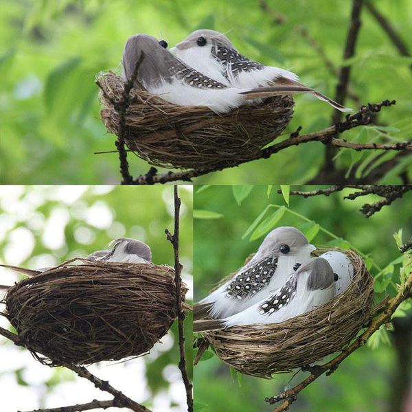 garden decorations artificial craft feathered birds handmade bird nest egg suit diy feather plastic material background props decor
garden decorations artificial craft feathered birds handmade bird nest egg suit diy feather plastic material background props decor