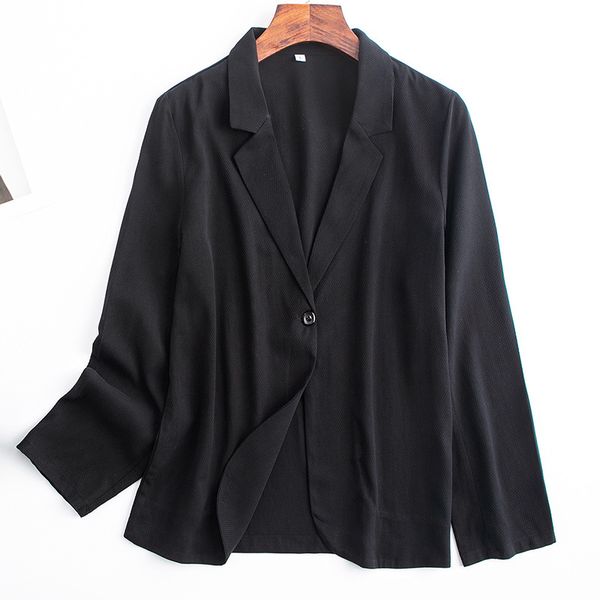 suits women's 100% spun silk black one button blazer jacket office work l xl jn561, White;black
suits women's 100% spun silk black one button blazer jacket office work l xl jn561, White;black