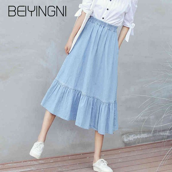 beiyingni a line loose plus size jeans skirts women high waist denim saias femme kpop vintage fashion casual skirt etek jupe 3xl 210416, Black
beiyingni a line loose plus size jeans skirts women high waist denim saias femme kpop vintage fashion casual skirt etek jupe 3xl 210416, Black