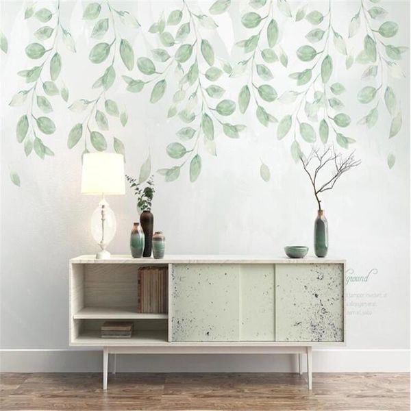 wallpapers milofi custom 3d nordic hand-painted small fresh leaves sofa tv background wall
wallpapers milofi custom 3d nordic hand-painted small fresh leaves sofa tv background wall
