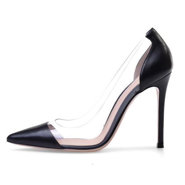 dress shoes pointed transparent heels ladies spring and summer fashion stiletto women's party shoes high heel sandals, Black
dress shoes pointed transparent heels ladies spring and summer fashion stiletto women's party shoes high heel sandals, Black