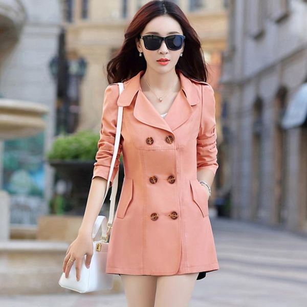 women's jackets women coats 2021 autumn slim woman casual plus size double breasted blasers chaquetas mujer casaco jaqueta feminina, Black;brown
women's jackets women coats 2021 autumn slim woman casual plus size double breasted blasers chaquetas mujer casaco jaqueta feminina, Black;brown
