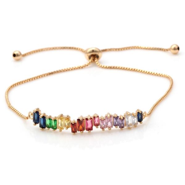 charm bracelets multi color crystal bracelet for women femme bijoux gold chain adjustable fashion jewelry creative gifts ey6189, Golden;silver
charm bracelets multi color crystal bracelet for women femme bijoux gold chain adjustable fashion jewelry creative gifts ey6189, Golden;silver