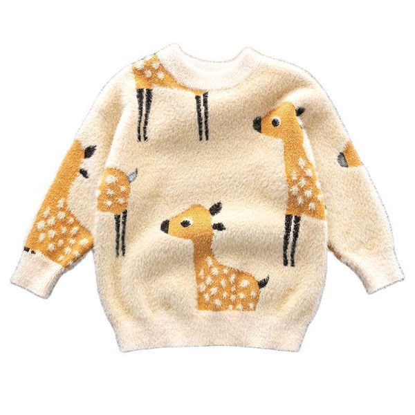 pullover autumn 2021 baby boys girls warm long sleeve sweaters children clothes elk print kids sweater winter knitting coat, Blue
pullover autumn 2021 baby boys girls warm long sleeve sweaters children clothes elk print kids sweater winter knitting coat, Blue