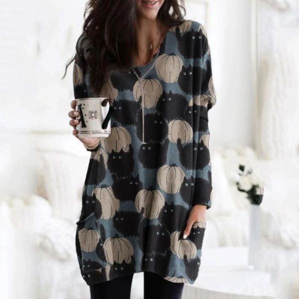 women's halloween lantern ghost pumpkin shirt face costume long sleeves pullover harajuku plus size hoodies & sweatshirts, Black
women's halloween lantern ghost pumpkin shirt face costume long sleeves pullover harajuku plus size hoodies & sweatshirts, Black