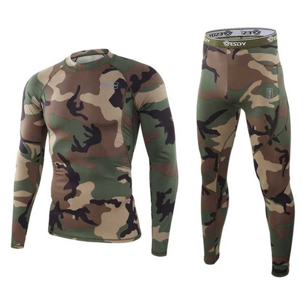 gym clothing est winter thermal underwear sets military camouflage tactical fitness sport quick-drying warm long johns, White;black
gym clothing est winter thermal underwear sets military camouflage tactical fitness sport quick-drying warm long johns, White;black