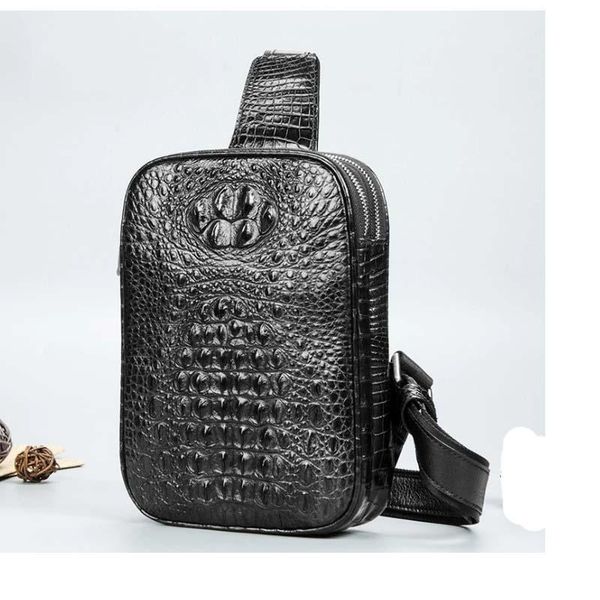 hongqiangyin thai crocodile leather south korean version breast bag men's trendy sports casual shoulder men chest waist bags
hongqiangyin thai crocodile leather south korean version breast bag men's trendy sports casual shoulder men chest waist bags
