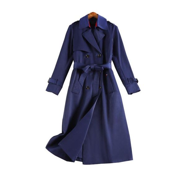 women's trench coats drape windbreaker plus size 2021 spring autumn mid-length long coat f606, Tan;black
women's trench coats drape windbreaker plus size 2021 spring autumn mid-length long coat f606, Tan;black