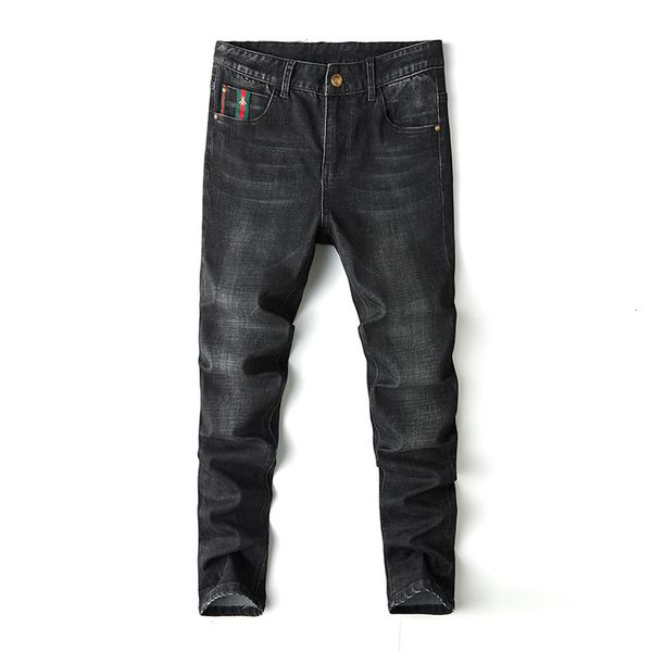 color black autumn brem fine elastic cotton gc brand business classic style pants manly jeans, Blue
color black autumn brem fine elastic cotton gc brand business classic style pants manly jeans, Blue