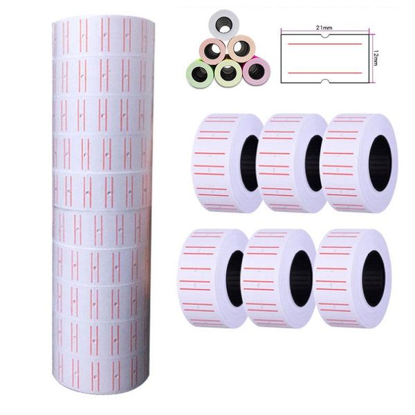 tag gun 400pcs/ roll colorful adhesive price label paper mark sticker for mx-5500 labeller stickers
tag gun 400pcs/ roll colorful adhesive price label paper mark sticker for mx-5500 labeller stickers
