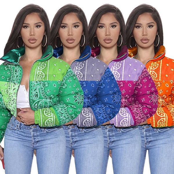 women thick puffer jacket designer cashew flower printed winter bubble puff coats ladies fashion leisure winter warm zippered bread coat, White
women thick puffer jacket designer cashew flower printed winter bubble puff coats ladies fashion leisure winter warm zippered bread coat, White
