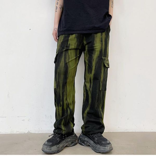 men's pants autumn 2021 ins trend harajuku sweatpants streetwear fashion tie dyed casual trousers tide workwear long for male, Black
men's pants autumn 2021 ins trend harajuku sweatpants streetwear fashion tie dyed casual trousers tide workwear long for male, Black