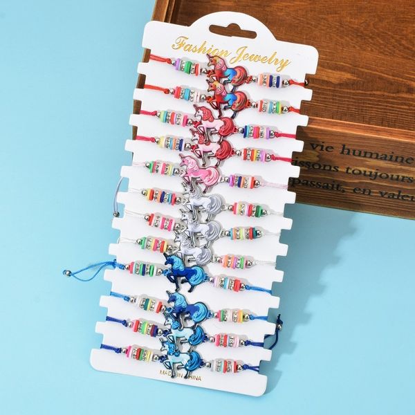 color resin sheet alloy painting oil unicorn bracelet 12 mixed manual knitting bracelet women, Golden;silver
color resin sheet alloy painting oil unicorn bracelet 12 mixed manual knitting bracelet women, Golden;silver