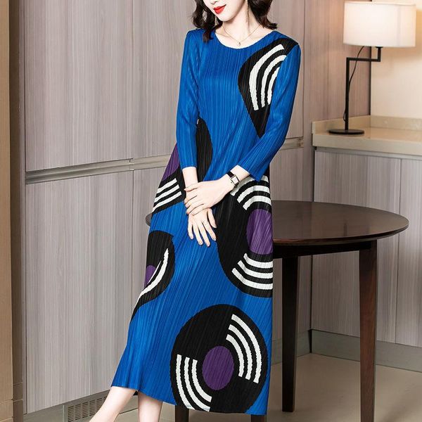casual dresses ewsfv 2021 autumn women round neck full sleeve long dress loose slimming pleated print 2-color large size, Black;gray
casual dresses ewsfv 2021 autumn women round neck full sleeve long dress loose slimming pleated print 2-color large size, Black;gray