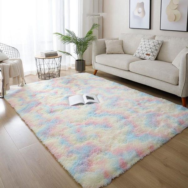 carpets 1pc 60*110cm tie dyeing plush soft nordic gradient fluffy carpet anti-slip mat floor living room pad
carpets 1pc 60*110cm tie dyeing plush soft nordic gradient fluffy carpet anti-slip mat floor living room pad