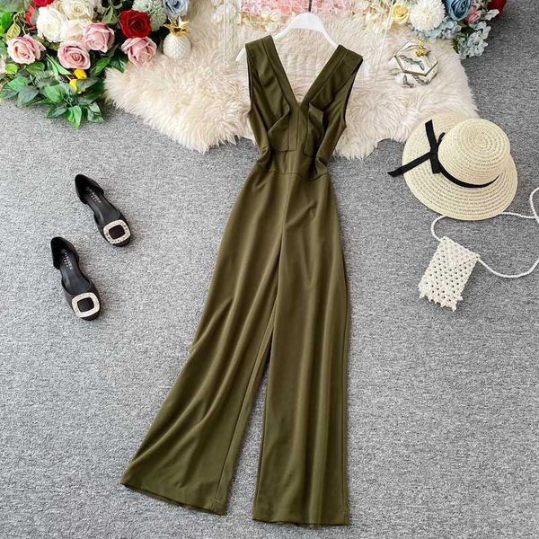 women's jumpsuits & rompers spring summer for women sleeveless overalls office ladies clothing work wear1 pzhf, Black;white
women's jumpsuits & rompers spring summer for women sleeveless overalls office ladies clothing work wear1 pzhf, Black;white