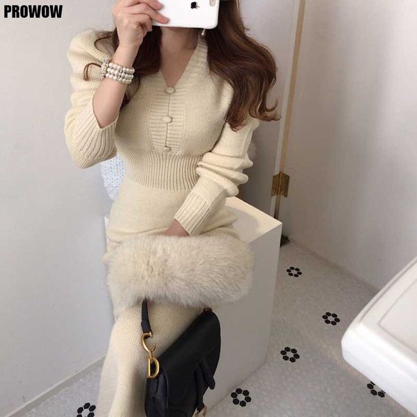 Korean One-Piece Dress Woman Knit Sweater Dresses Autumn 2021 New Office Woman Slim Dress Lady Pullover Sweater Knitted Dress, Photo color
Korean One-Piece Dress Woman Knit Sweater Dresses Autumn 2021 New Office Woman Slim Dress Lady Pullover Sweater Knitted Dress, Photo color
