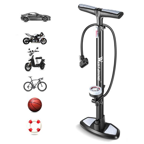 bike pumps west biking 180psi foot pump for bicycle high pressure with gauge vertical inflator
bike pumps west biking 180psi foot pump for bicycle high pressure with gauge vertical inflator