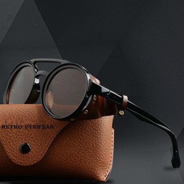 sunglasses men punk style round frame uv400 shades eyewear classic full brand designs driving glasses, White;black
sunglasses men punk style round frame uv400 shades eyewear classic full brand designs driving glasses, White;black
