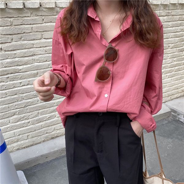basic brief casual sweet fashion chic all match minimalist oversize elegant ol solid blouses loose women shirts 210421, White
basic brief casual sweet fashion chic all match minimalist oversize elegant ol solid blouses loose women shirts 210421, White