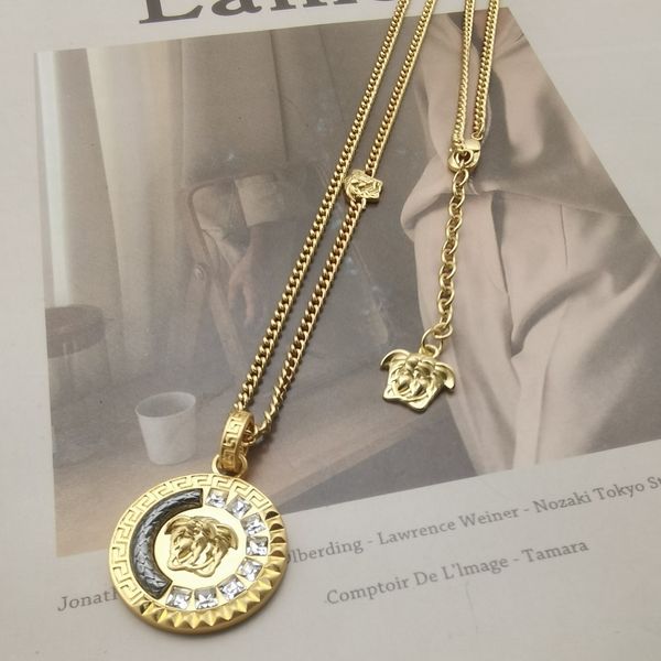 fan / f family beautiful head color matching nude gold necklace for men and women, Silver
fan / f family beautiful head color matching nude gold necklace for men and women, Silver
