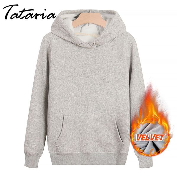 tataria s-5xl plus size women's hoodies sweatshirt for autumn winter velvet coat long sleeves hooded 210514, Black
tataria s-5xl plus size women's hoodies sweatshirt for autumn winter velvet coat long sleeves hooded 210514, Black