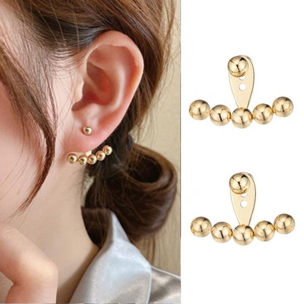 stud design sense back hanging gold bean earrings for woman 2021 korean fashion jewelry unusual accessories goth party girls, Golden;silver
stud design sense back hanging gold bean earrings for woman 2021 korean fashion jewelry unusual accessories goth party girls, Golden;silver