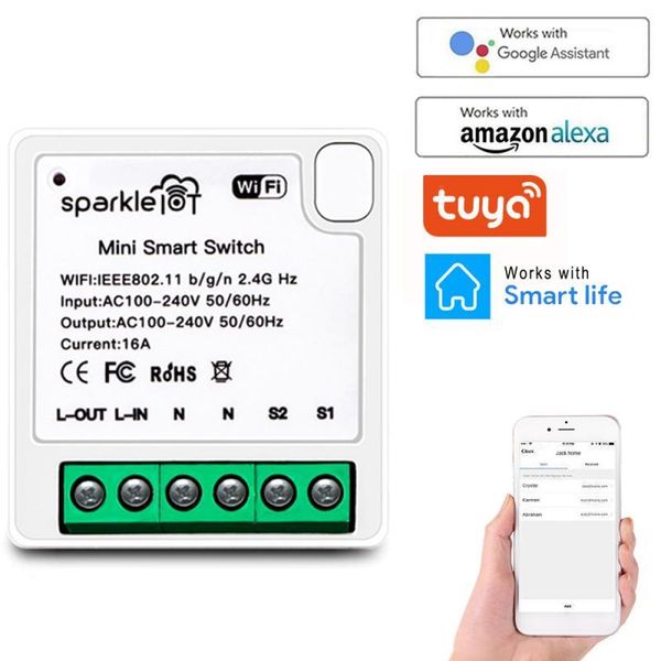 smart home control 8x 16a diy mini switch for tuya life timing wireless relay automation modules work with alexa google
smart home control 8x 16a diy mini switch for tuya life timing wireless relay automation modules work with alexa google