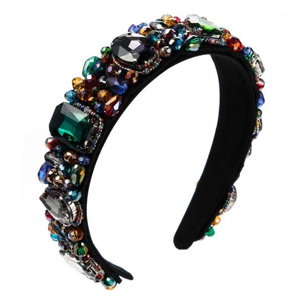 vintage baroque colorful crystal wide headband luxury geometric glass drill hair band bridal wedding banquet accessories1
vintage baroque colorful crystal wide headband luxury geometric glass drill hair band bridal wedding banquet accessories1