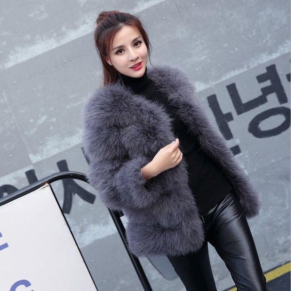 women's fur & faux women 2021 winter fashion real ostrich wool coat feather female genuine jackets ladies short solid color outwears u5, Black
women's fur & faux women 2021 winter fashion real ostrich wool coat feather female genuine jackets ladies short solid color outwears u5, Black
