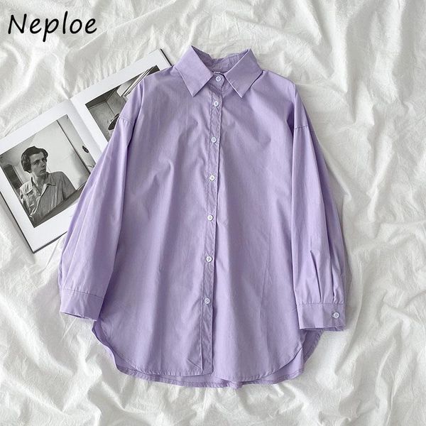 neploe turn down collar long sleeve single breast blouse women loose causal solid blusas spring 2021 shirt feminino ol women's blouses, White
neploe turn down collar long sleeve single breast blouse women loose causal solid blusas spring 2021 shirt feminino ol women's blouses, White