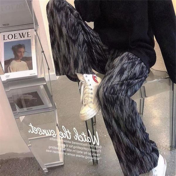 women's pants & capris 2021 summer ankle-length elastic waist tie dye women plus size casual wide leg slit cotton linen loose pantalon, Black;white
women's pants & capris 2021 summer ankle-length elastic waist tie dye women plus size casual wide leg slit cotton linen loose pantalon, Black;white