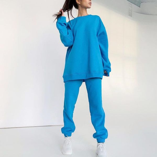 gym clothing fleece tracksuits women two pieces oversized sweatshirt pants solid color suits autumn winter casual outfits, White;black
gym clothing fleece tracksuits women two pieces oversized sweatshirt pants solid color suits autumn winter casual outfits, White;black