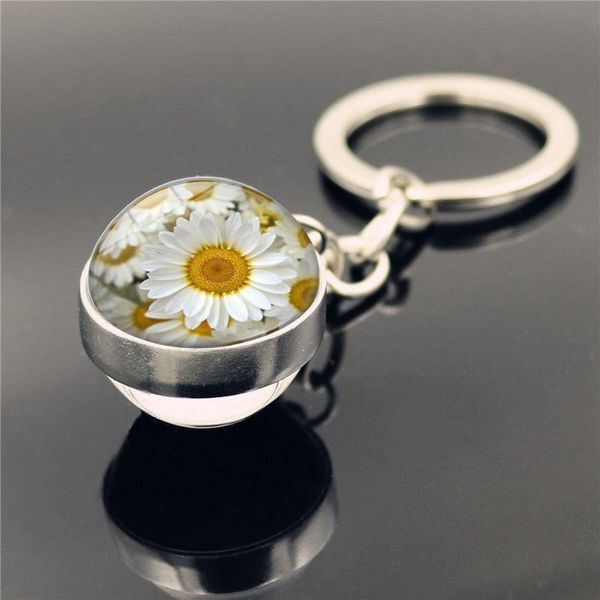 keychains daisy keychain pography jewelry art fashion women car double-sided glass couple gift, Silver
keychains daisy keychain pography jewelry art fashion women car double-sided glass couple gift, Silver