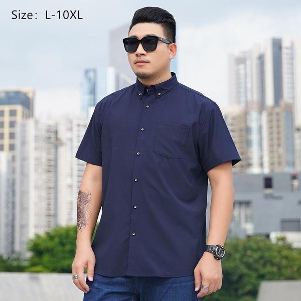 men's casual shirts l-10xl plus size loose stretch short sleeve shirt 2021 summer brand classic style business office solid color, White;black
men's casual shirts l-10xl plus size loose stretch short sleeve shirt 2021 summer brand classic style business office solid color, White;black