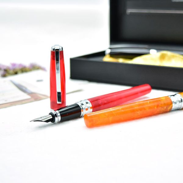 fuliwen z826 advanced red/yellow acrylic design ink pen elegant unique gift fountain pens
fuliwen z826 advanced red/yellow acrylic design ink pen elegant unique gift fountain pens