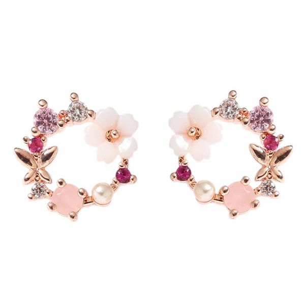 clip-on & screw back pink flower&bowknot cute romantic crystal clip earrings for women samll mini korean fashion zircon ear cuff party gift, Silver
clip-on & screw back pink flower&bowknot cute romantic crystal clip earrings for women samll mini korean fashion zircon ear cuff party gift, Silver