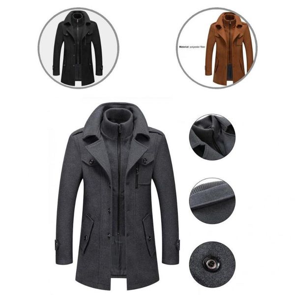 men's jackets casual men jacket double collar temperament zipper buttons coat, Black;brown
men's jackets casual men jacket double collar temperament zipper buttons coat, Black;brown