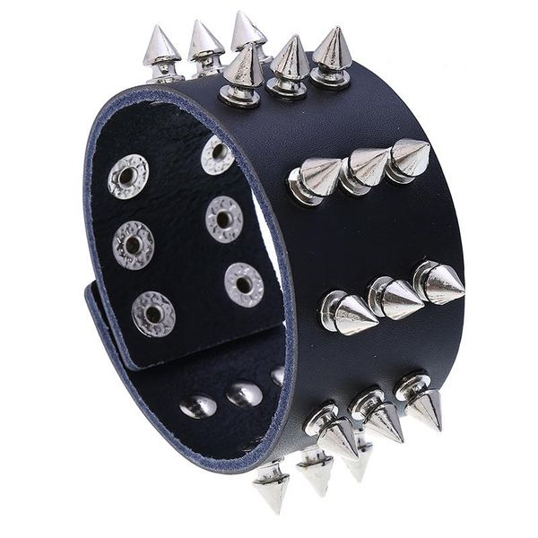 tennis hip- trendy black genuine leather cuff bangles women men gothic cow bracelets three rows rivets wristbands jewelry, Golden;silver
tennis hip- trendy black genuine leather cuff bangles women men gothic cow bracelets three rows rivets wristbands jewelry, Golden;silver