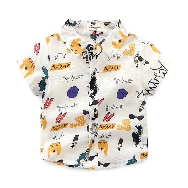 shirts boys casual shirt with scrawl pattern printed breathable cotton cute children garments of skin friendly, White;black
shirts boys casual shirt with scrawl pattern printed breathable cotton cute children garments of skin friendly, White;black