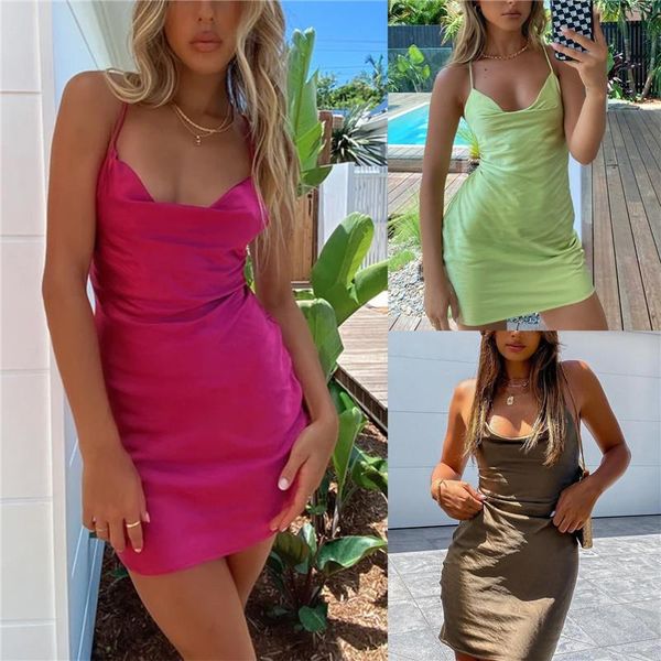 casual dresses women suspender dress summer fashion pure color v-neck lace-up backless slim fit short spaghetti strap, Black;gray
casual dresses women suspender dress summer fashion pure color v-neck lace-up backless slim fit short spaghetti strap, Black;gray